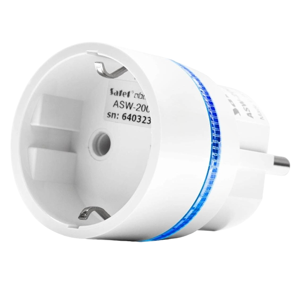 Satel ASW-200 E-W Wireless Smart Plug Relay for ABAX 2 Systems – Remote Power Control Socket